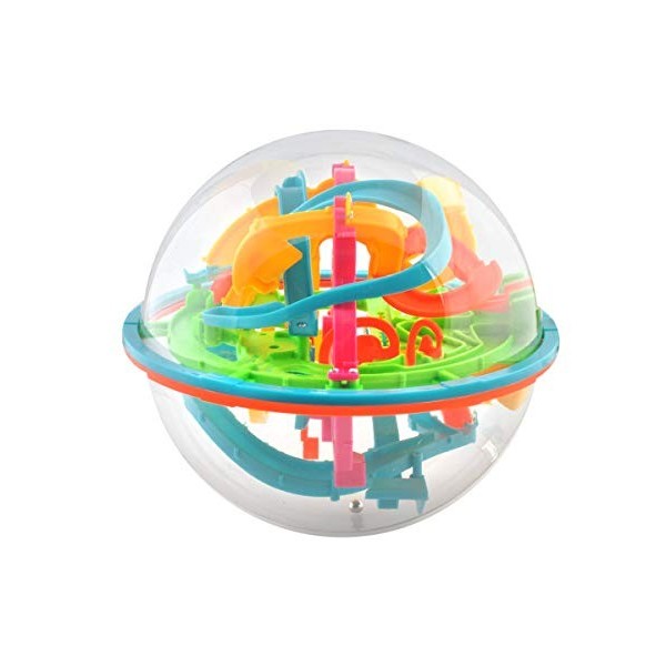 ISO TRADE- Maze Jeu 3D Intellect Ball 4672 Puzzles, Multicolore