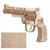 Garosa 3D en Bois Puzzle Pistolets modèle Pistolet Jouet Pistolets pour Enfants Ensemble Bricolage à la Main Revolver modèle 