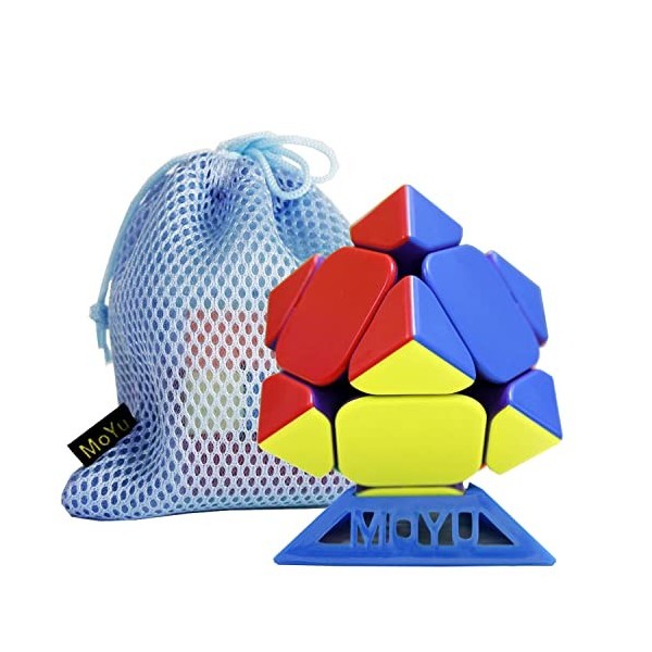 Oostitun ojin moyu mofangjiaoshi moyu RS Skewb m Version Suspension magnétique Double système de réglage Cube Puzzle Violet N