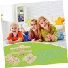 Toyvian 3 Pièces Casse-tête en Bois Modèle davion De Puzzles 3D Puzzle en Bois Casse-tête Construction De Puzzles 3D en Bois