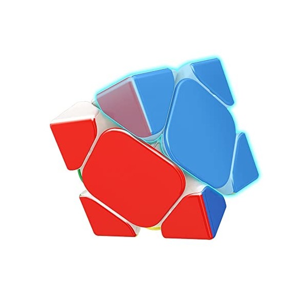 Oostifun MoYu Cubing Classroom RS Skewb Oblique Rapide Puzzle Cube sans Autocollant RS Oblique Magique Puzzle Cube Maglev Ver