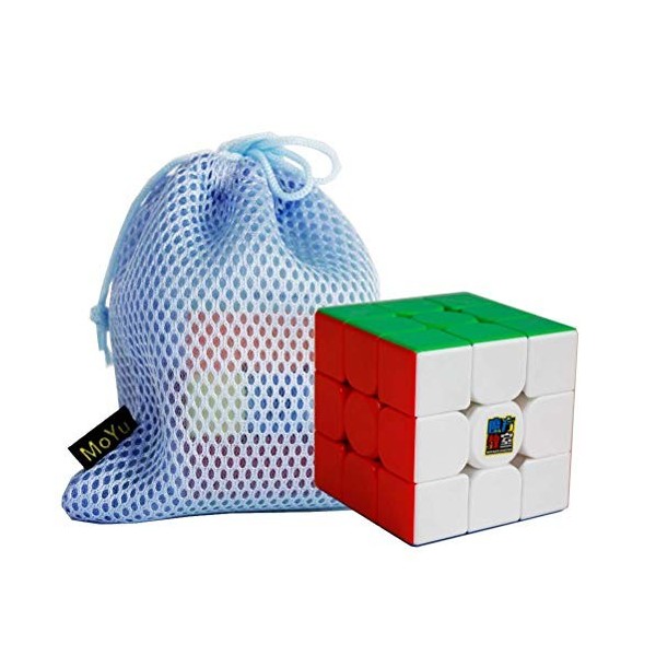 Gobus MoYu MoFangJiaoShi Cubing Classroom 2020 RS3M Magic Cube 3x3 RS3M Magic Cube avec Un Support de Cube et Un Sac Stickerl