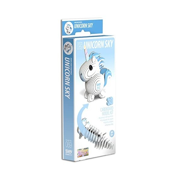 EUGY Unicorn Sky Kit de bricolage 3D