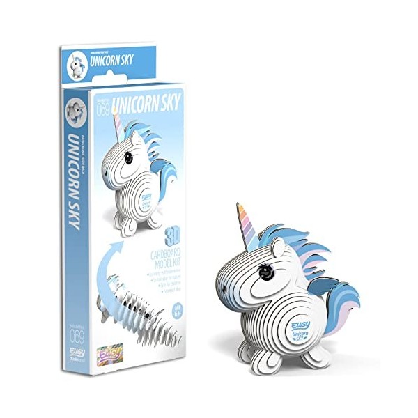 EUGY Unicorn Sky Kit de bricolage 3D