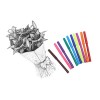 Toyvian 1 Jeu Fleur Tridimensionnelle Graffiti 3D Casse-tête 3D Maquettes pour Puzzles 3D pour Adultes Scie Sauteuse Kits De 