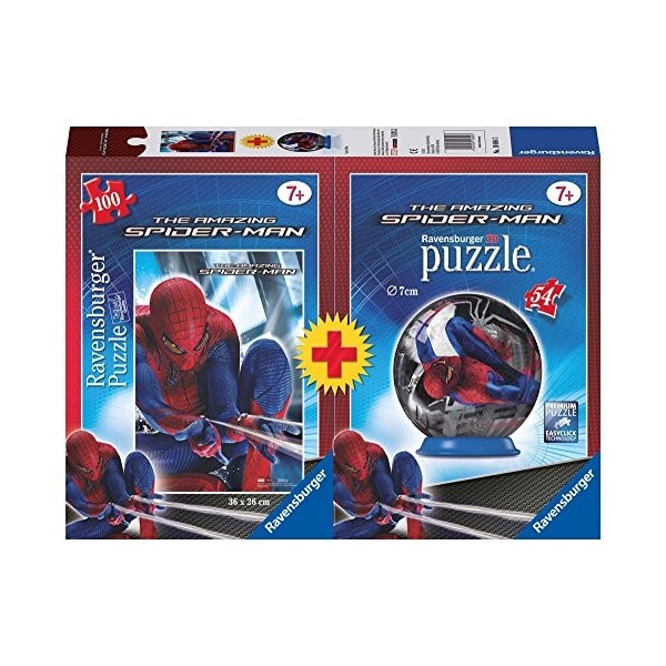 The Amazing Spiderman – Pack de 2 Puzzles Ravensburger 10694 3 