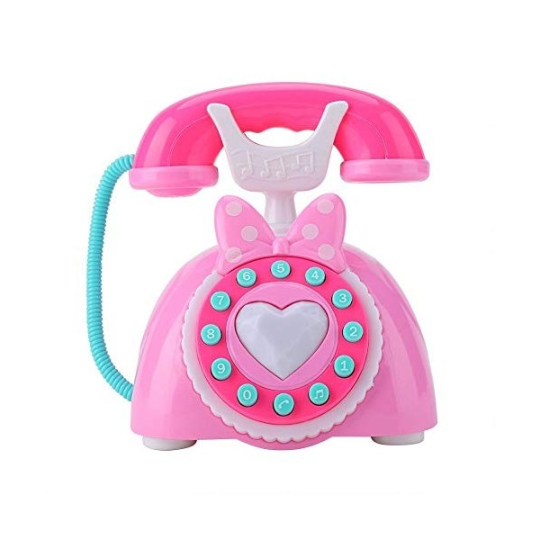 Cocosity Téléphone Jouet, Telephone Bebe Jouet, Jouet Musical, Bébé Téléphone Jouet Bleu Jouet Cadeau pour LÉcole Bébé Enfan