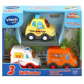 VTech- TTB Set 6 Walkie Taxi, Simoneta Fourgo et Nina Ambulance , 3480-420577