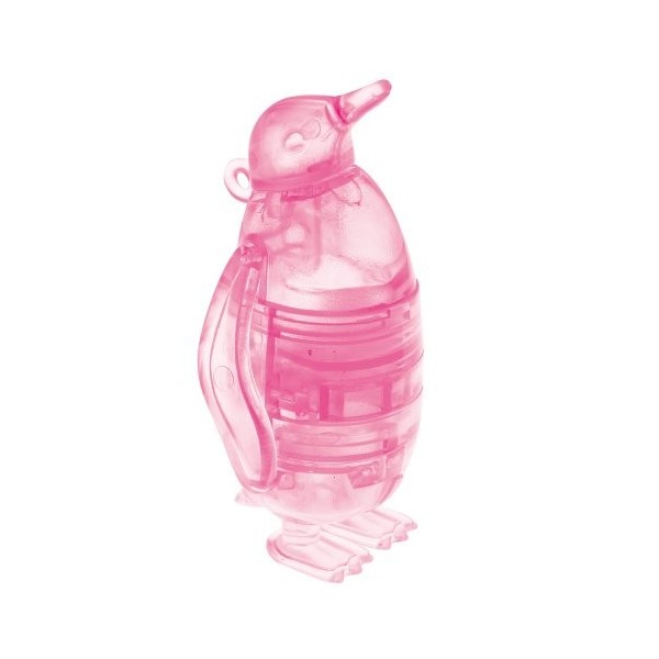 3D puzzle piece colorful 14 Penguin Clear Pink 44-720 japan import 