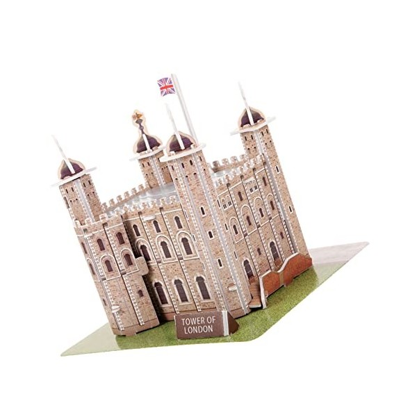 Toyvian 3 Ensembles Casse-tête Tour De Londres Diorama Jouet Enfant Puzzles pour Adultes Scie Sauteuse Jouets pour Enfants Pu