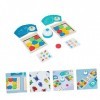 TOYANDONA 1 Ensemble Push Music Blocs De Construction Bulle Jouet Sensoriel Blocs De Construction Bloc Coulissant Puzzle Bloc