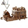 delr Puzzles 3D, Puzzles 3D en Bois, Puzzles Amusants Jouets artisanaux Kits Construction modèles Jouets en Blocs pour Adulte