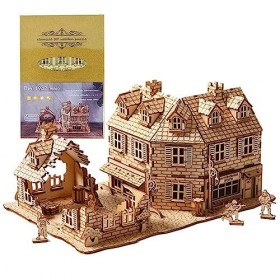 Puzzles en Bois 3D Zone De Guerre 1942 Kits De Modèle De Guerre De Voie, Brise-tête Puzzle pour Les Cadeaux danniversaire De
