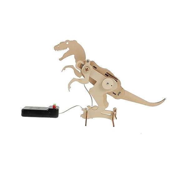 DIKACA 1 Jeu Bricolage Tyrannosaure Rex Modèle De Dinosaure en Bois Puzzles en Bois Kits De Construction De Modèles De Bricol