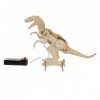 DIKACA 1 Jeu Bricolage Tyrannosaure Rex Modèle De Dinosaure en Bois Puzzles en Bois Kits De Construction De Modèles De Bricol