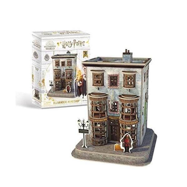 University Games 7595 Harry Potter Diagon Alley Olivanders Wand Shop 3D Puzzle