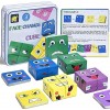 Puzzle de Expression Emoji Cubes en Bois, Interactif Emoji Bloc Jeux Cube de Construction IQ Puzzle de Visage pour Bébé, SUMA