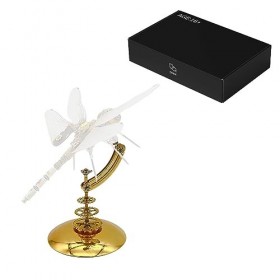 SUNDARE Puzzle 3D Métal Insecte, Base Magnétique Libellule pour Tous Les Modèles Dassemblage de Libellule en Métal 200+Pièce