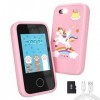 MOREXIMI Kids Camera Phone Shape Pink