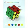 ROXENDA Speed Cube Set 3X3, Qihang W Cube de Vitesse 3X3X3 56 mm Ensemble de Cubes Magique Pleine Grandeur, Jeux IQ pour Tous