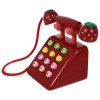 TOYANDONA Enfants Bois Téléphone Jouet Bébé Téléphone Jouet Cartoon Bébé Préparateur Téléphone Jouet Interactif Cadeau Jeu Ga