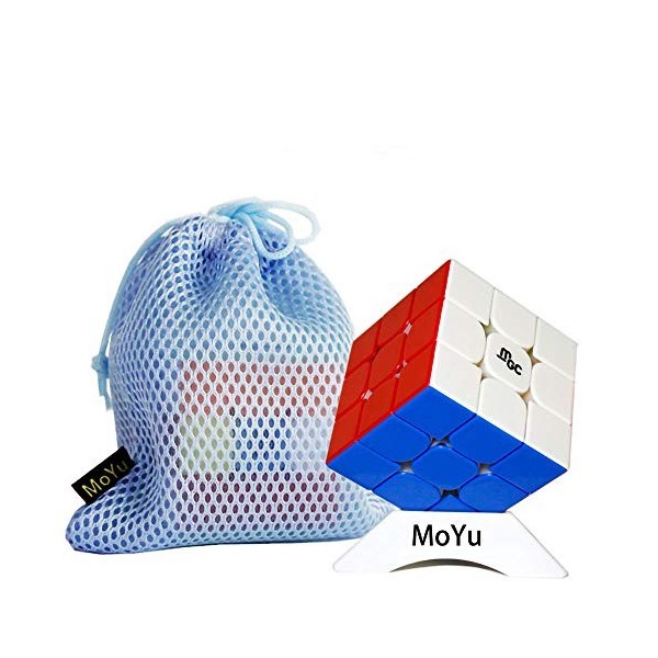 OJIN Yongjun YJ MGC II 3x3 V2 M Vitesse Cube YJ MGC 3 V2 3 Couches Puzzle Cube Magique 3x3x3 avec Un trépied Cube et Un Sac C