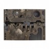 Puzzle Steampunk avec engrenages mécaniques - 500 pièces - Puzzle en bois - Cadeaux pour adultes, famille, mariage, remise de