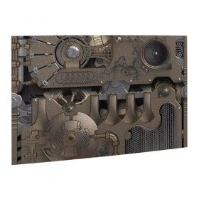 Puzzle Steampunk avec engrenages mécaniques - 500 pièces - Puzzle en bois - Cadeaux pour adultes, famille, mariage, remise de