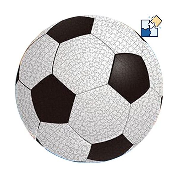 Casiler 1000pcs 3D Round Puzzle Basketball Football Pattern Puzzles Jeu Intellectuel Drôle pour Enfants Adultes