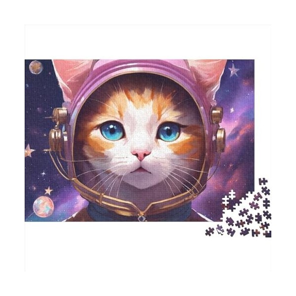 Chat Compagnie Puzzles Adulte 300 Pieces Cute Animal Artisanat Cadeau Famille Puzzle Classique 3D Puzzle Jouet en Bois Cadeau