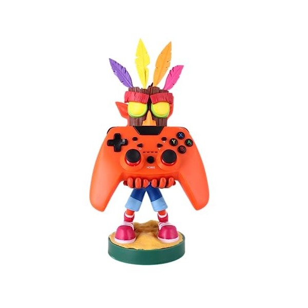 Figurine - Crash Bandicoot Aku Cable Guy - Support Manette/Téléphone