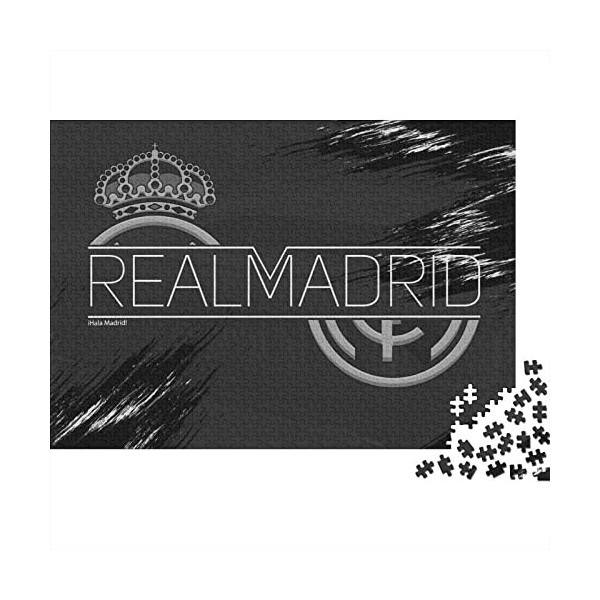 Football Puzzle Adultes 300 Pieces Real Madrid Logo Puzzles Classique Kit De Bricolage Jouet en Bois Cadeau Unique Décor À La