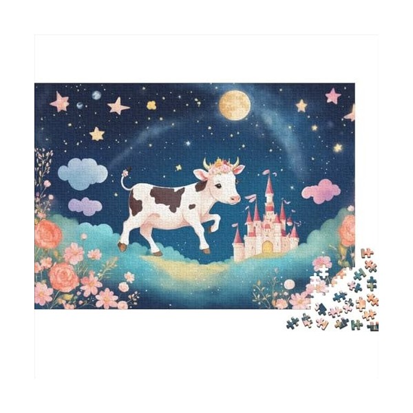 Animaux Mignons Puzzle Adultes 300 Pieces Dessin animé Cochon Puzzles Classique Kit De Bricolage Jouet en Bois Cadeau Unique 