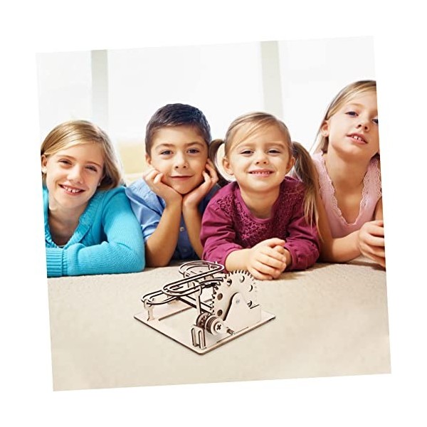 Toyvian 1 Jeu Puzzle Balle en Bois Casse-tête Puzzles en Bois Puzzles Mécaniques en Bois Kit De Construction en Bois Enfants 