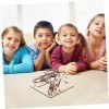 Toyvian 1 Jeu Puzzle Balle en Bois Casse-tête Puzzles en Bois Puzzles Mécaniques en Bois Kit De Construction en Bois Enfants 