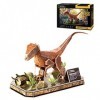 Party town- National Geographic Velociraptor, 3D Enfants 8 Ans, Puzzle, Jouets, Jeux de Dinosaures, 8436598031454