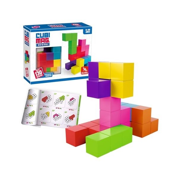 Ludilo-8436536808216 Cubimag Ludilo logique, Enfants, Puzzle 3D, Je