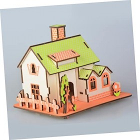 Toyvian Maquette Scie Sauteuse Puzzle 3D en Bois Tridimensionnel Enfant Casse-tête