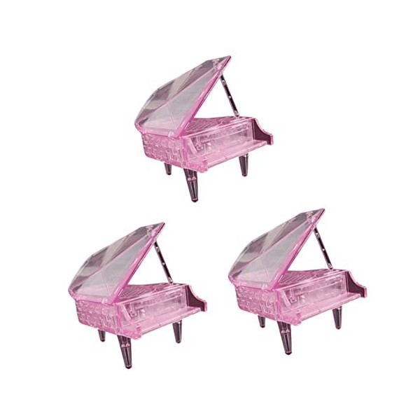 Toyvian for Preschool Girl Logic Training Piano Figurine 3D Puzzle Piano Éducatifs Piano Puzzle Enfants Piano Puzzle Modèle B