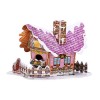 ibasenice 1 Pc Figurines De Noël Puzzle Maison 3D Enfants Jouets Éducatifs De Puzzle Jouet De Plateau De Puzzle Maison De Puz