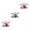 ibasenice 1 Pc Figurines De Noël Puzzle Maison 3D Enfants Jouets Éducatifs De Puzzle Jouet De Plateau De Puzzle Maison De Puz