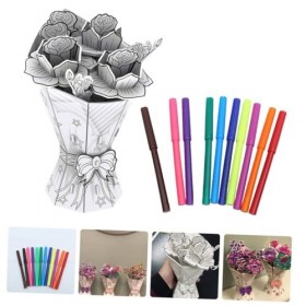 SAFIGLE 1 Jeu Fleur Tridimensionnelle Graffiti 3D Art Coloriage Peinture Puzzle Kit De Puzzle De Peinture Artisanale Puzzles 