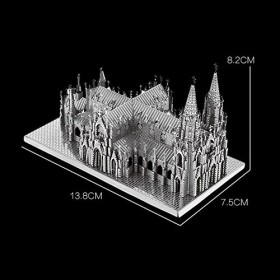 Moutu /Nanyuan - Puzzle 3D en métal - Cathédrale de St Patrick - B32201 - Kit de modélisme 3D découpé au laser - Jouet à asse