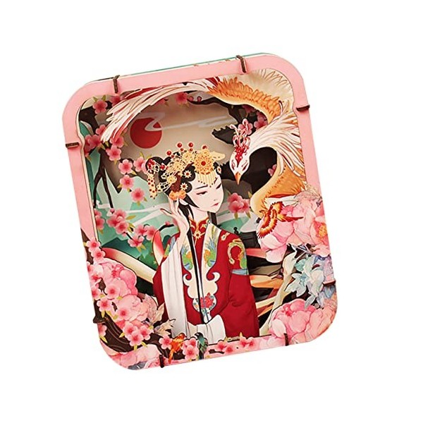 DIKACA 1 Jeu Casse-tête en Papier 3D Jouets Déveil Jouets Adultes Scie Sauteuse Jouet pour Adulte Énigmes 3D Casse-tête Drôl