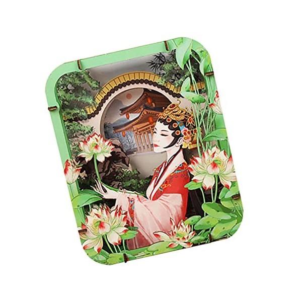 DIKACA 1 Jeu Casse-tête en Papier 3D Jouets Déveil Jouets Adultes Scie Sauteuse Jouet pour Adulte Énigmes 3D Casse-tête Drôl