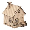 TOYANDONA 2 Pièces Jouet Point De Puzzle Décoration De La Maison Décorer en Bois 3D Bambou