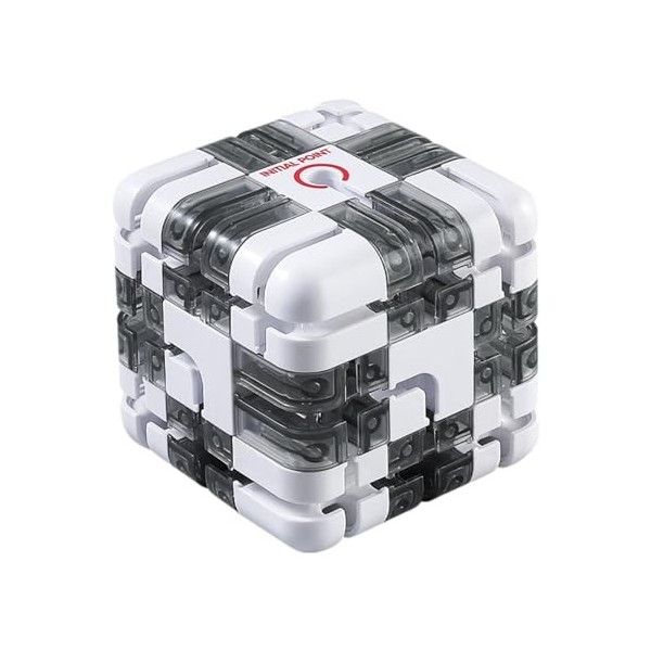 Foway Cubes Casse-tête Jouets De Puzzle, Cubes De Puzzle Labyrinthe - Cube Labyrinthe PK 3D compétitif Anti-Collision,Cube de