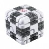 Foway Cubes Casse-tête Jouets De Puzzle, Cubes De Puzzle Labyrinthe - Cube Labyrinthe PK 3D compétitif Anti-Collision,Cube de