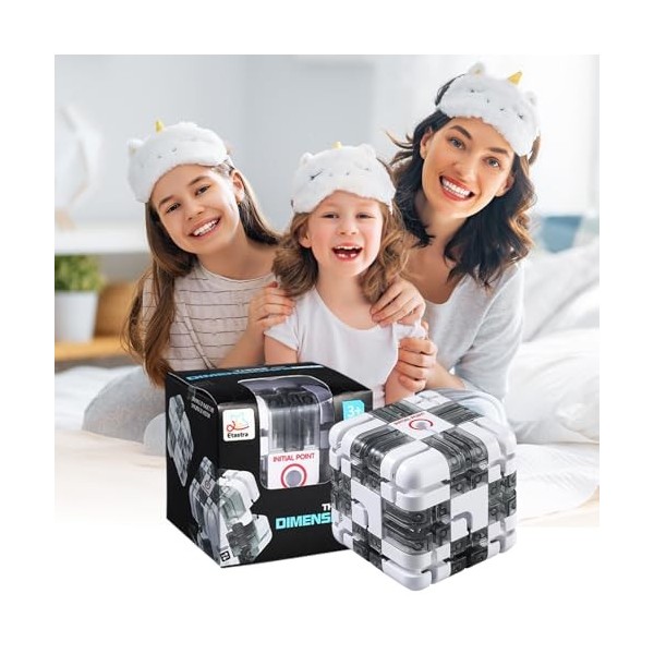 Foway Cubes Casse-tête Jouets De Puzzle, Cubes De Puzzle Labyrinthe - Cube Labyrinthe PK 3D compétitif Anti-Collision,Cube de