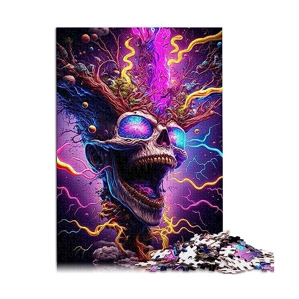 Puzzles esthétiques psychodéliques pour Adultes Cadeaux Puzzle en Bois Cadeaux pour Adultes 38x52 cm Puzzles pour Adultes